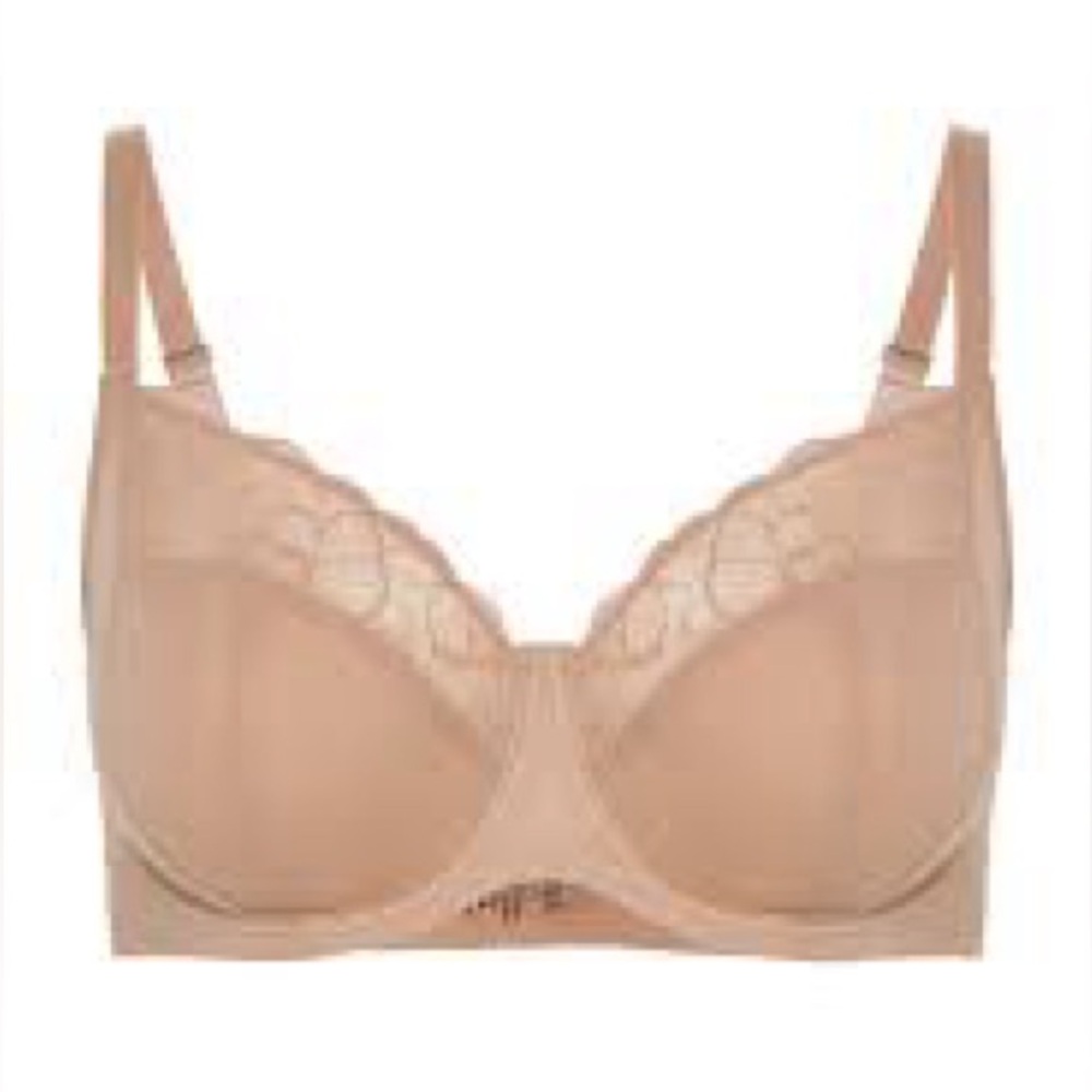 GEMSLI intimates tan full bust underwire bra size 36DDD style BR0018 NWOT